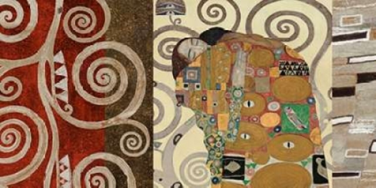 The Embrace-Pewter Poster Print by Gustav Klimt - Item # VARPDX2GK119